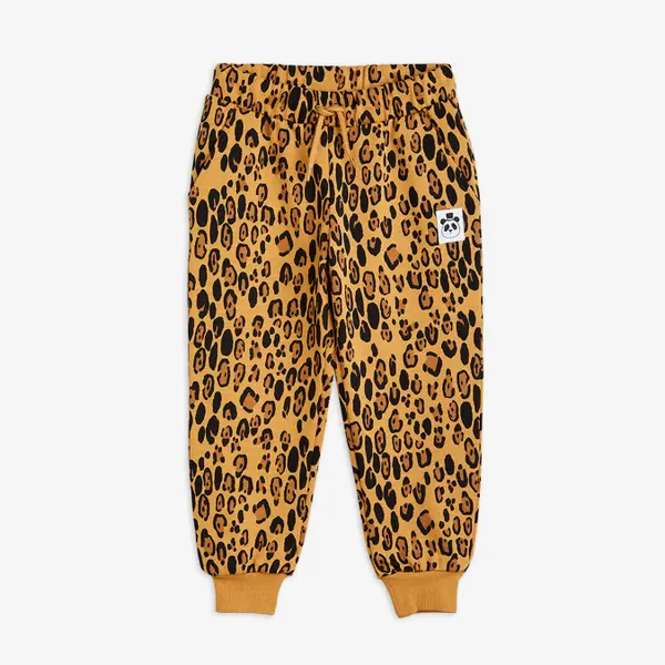 Basic Leopard Sweatpants-image-0