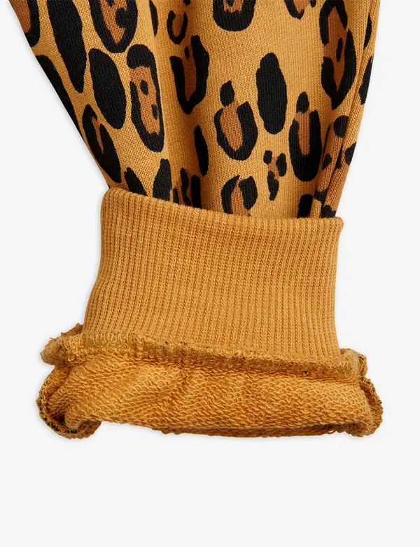 Basic Leopard Sweatpants-image-3