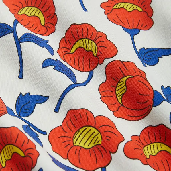 Flowers T-Shirt Red-image-2