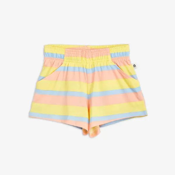 Pastel Stripe Shorts-image-0