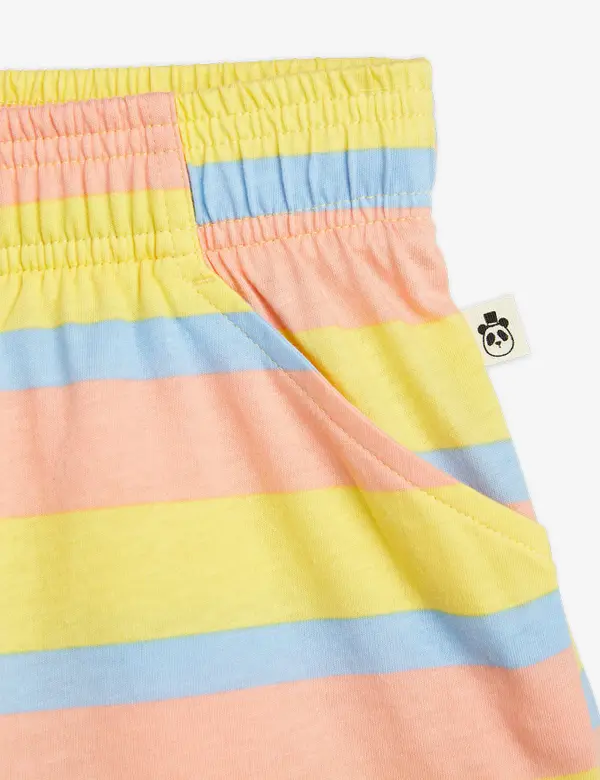 Pastel Stripe Shorts-image-2