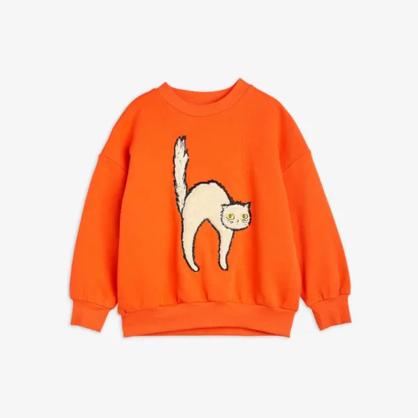 Angry Cat Broderad Sweatshirt-image-0