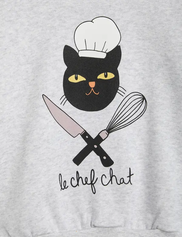 Chef Cat Sweatshirt-image-2