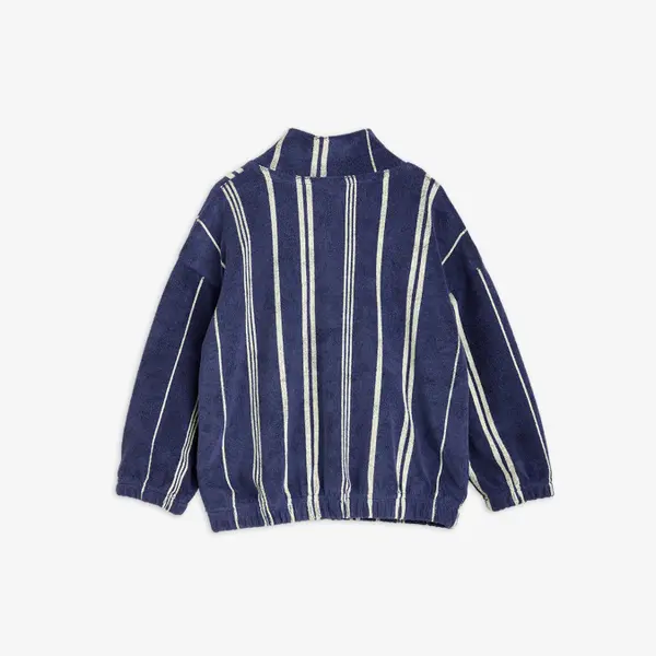 Upcyclad Stripe Halfzip Sweatshirt-image-1